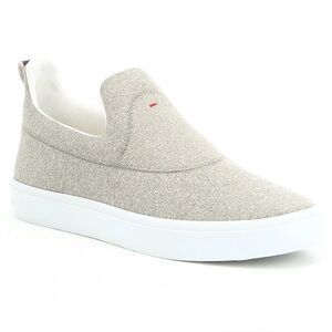 Ellen Degeneres ED-DAIRE Love Slip-On‎ Sneakers, Gray and White 10M